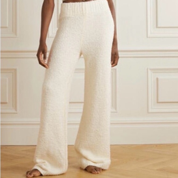 SKIMS Other - SKIMS Cream Wide-Leg Pants